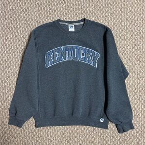 Russell Athletic University of Kentucky Wildcats Men's Gray Crewneck Sweater